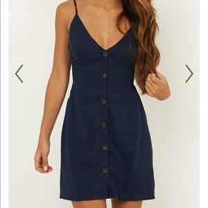 Showpo Little Mischievous linen dress